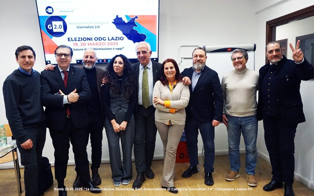 Prima assemblea dei soci di Giornalisti 2.0: successo di partecipazione e condivisione
